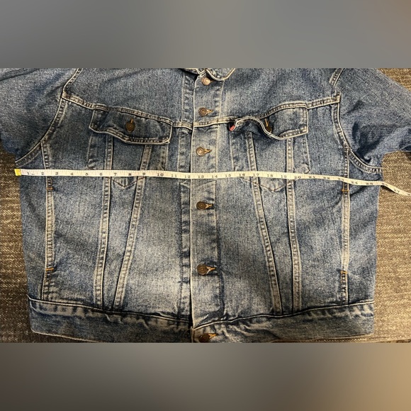 Vintage 90s Men's Levi's 70598 Button Down Denim Trucker Jacket Size - Picture 13 of 16